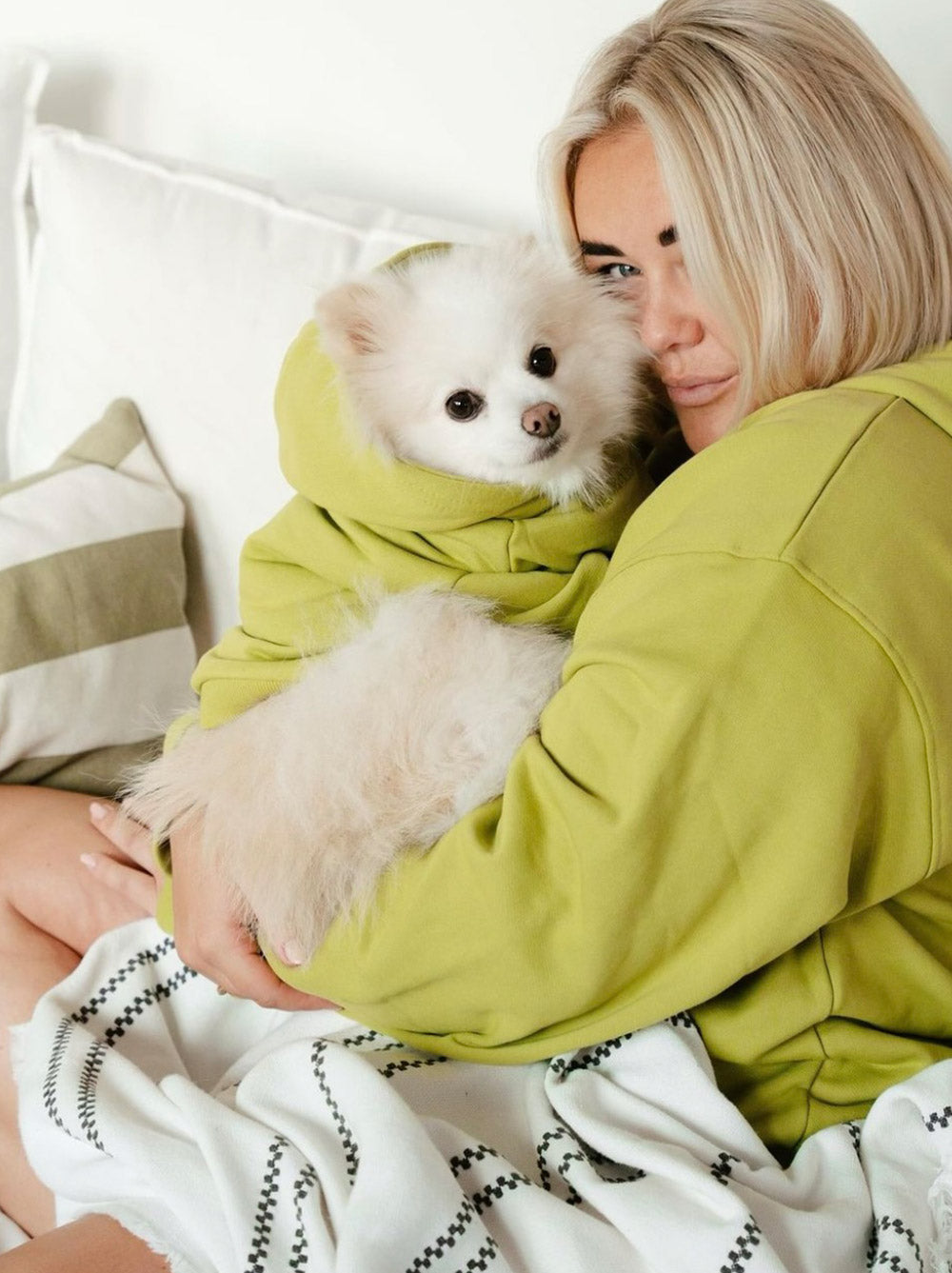 Matching human and dog clothes