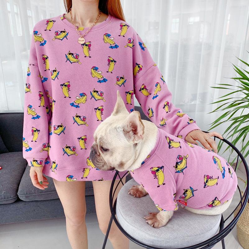 Matching Dog Owner Outfit | Parent-Child Pet Apparel-5