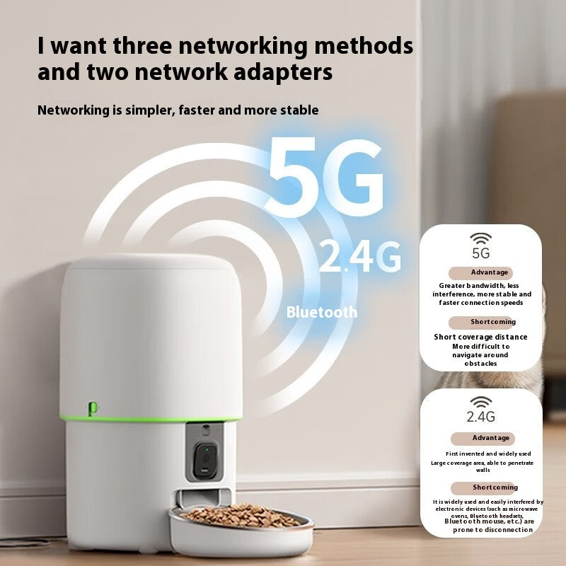Automatic Pet Feeder Intelligent Remote Video Control