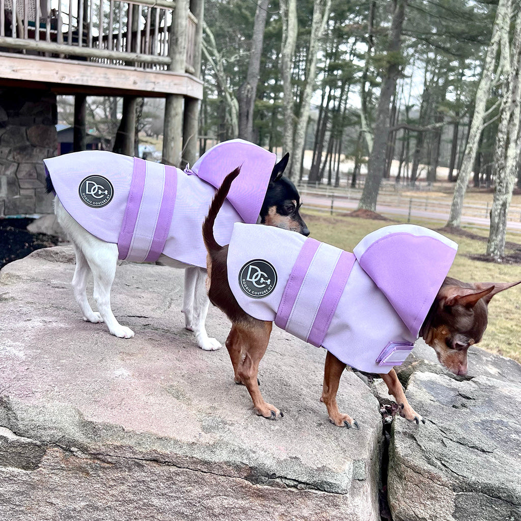 DCNY Sport Luxe Hooded Raincoat Waterproof Dog Coat Size XXS-XL pet clothes-4