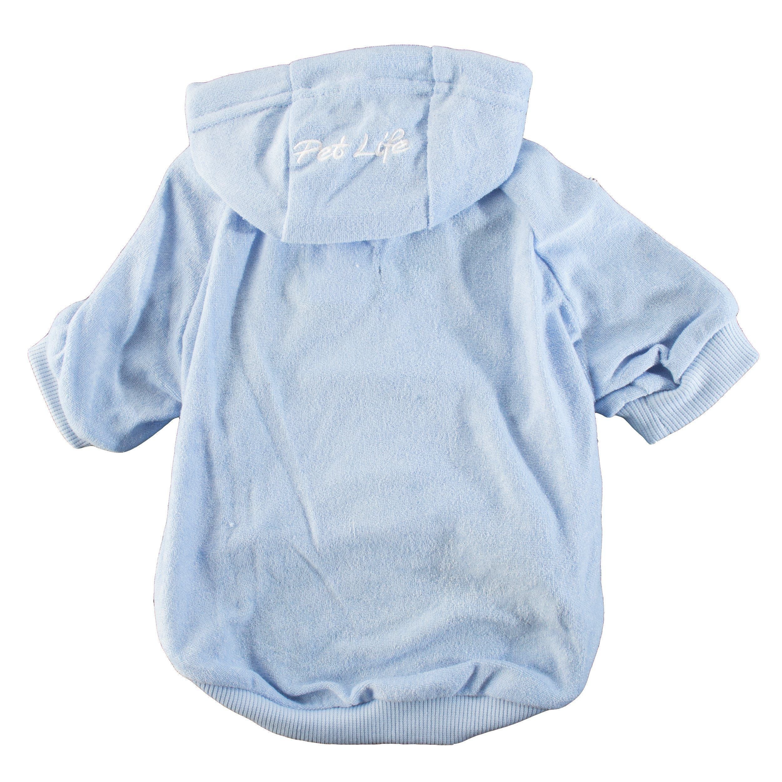 Pet Life ® French Terry Ultra-Soft Quick-Drying Hooded Dog Sweater