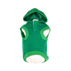 Pet Life ® LED Lighting 'Hands-Up-Santa' Hooded Dog Costume Sweater w/ Included Batteries