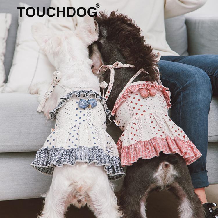 Touchdog Fetching Smock Designer Fashion Dog Dress