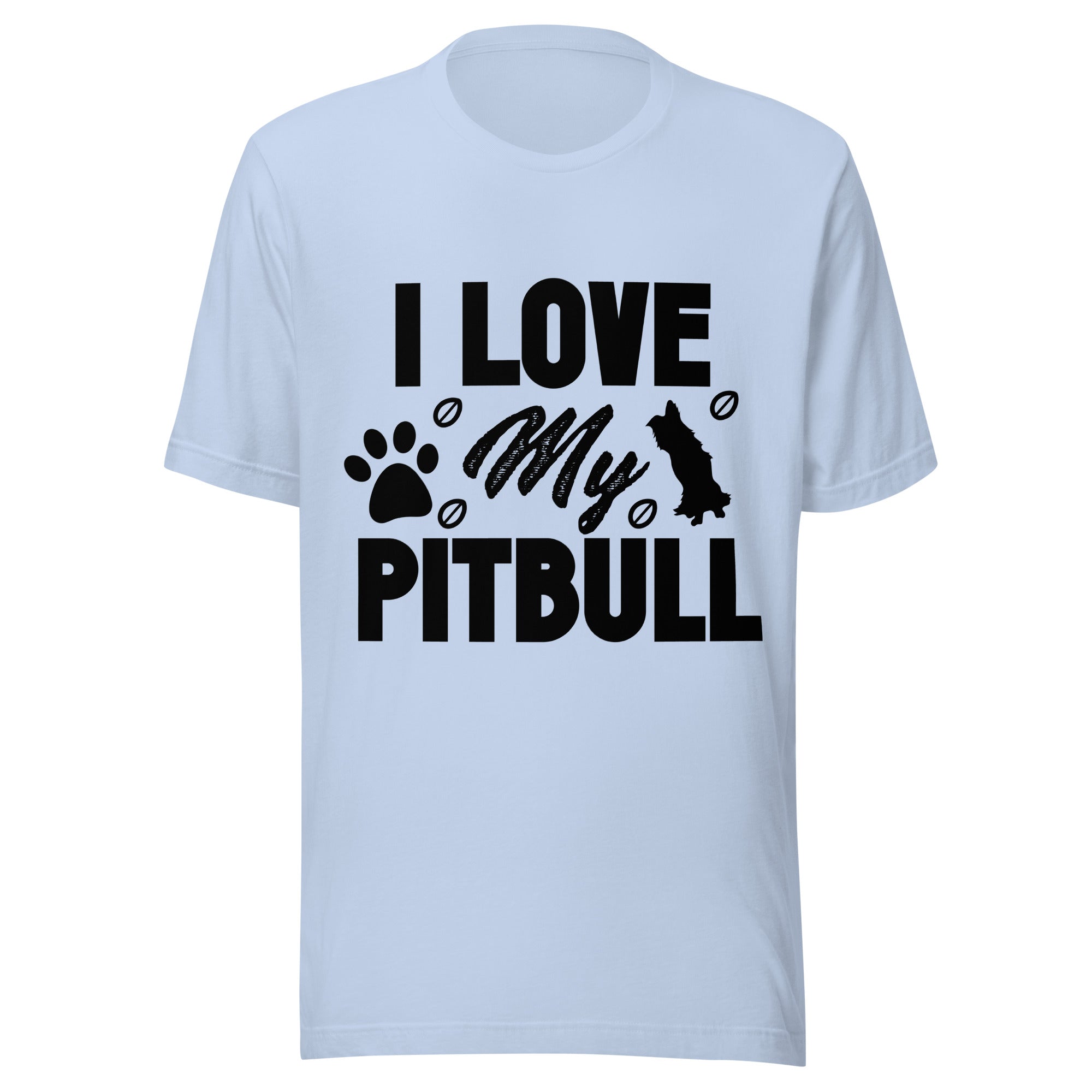 i love pitbull Unisex t-shirt